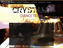 Tablet Screenshot of crystalsdance.com